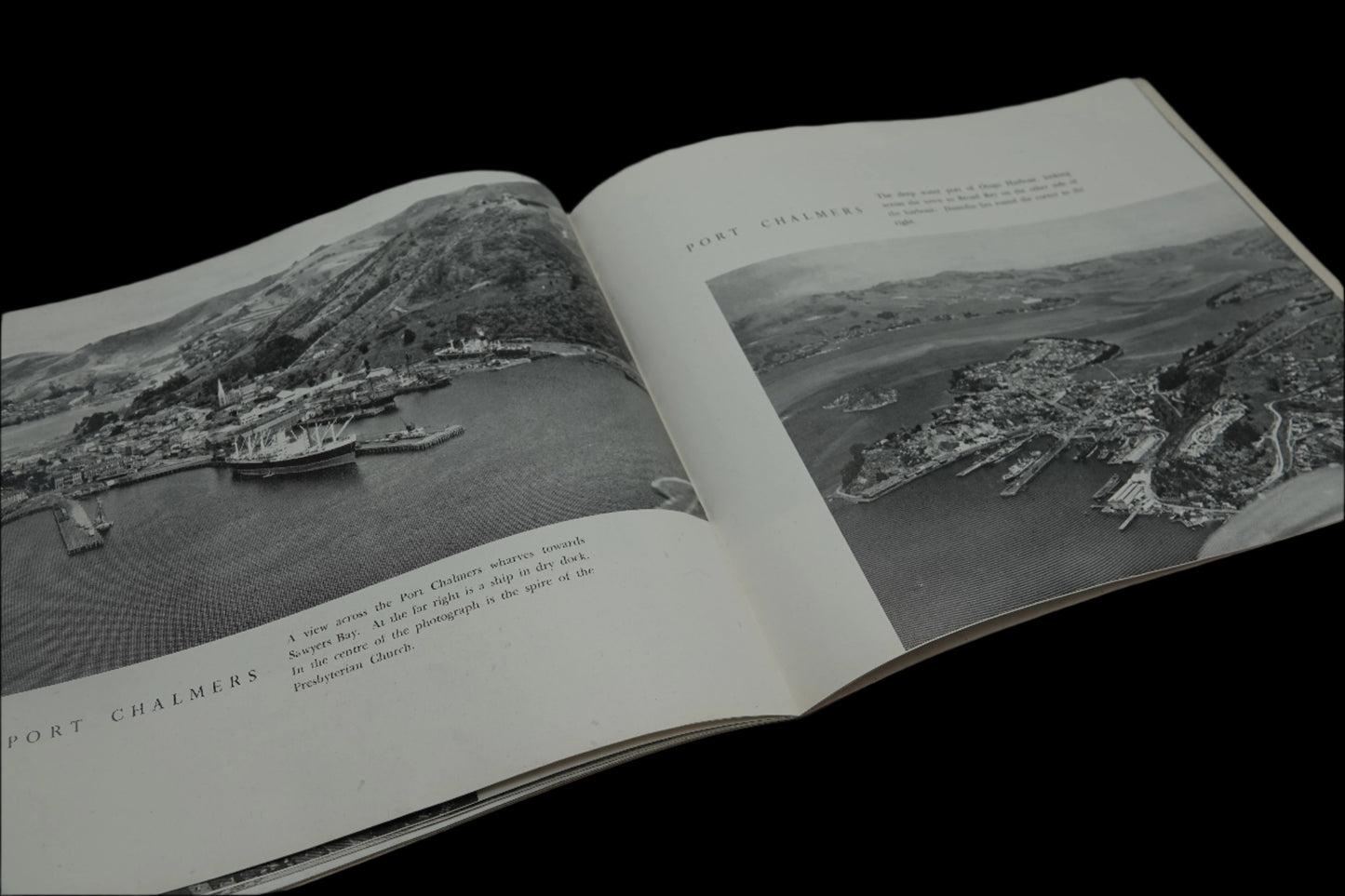 Dunedin From The Air, aerial photography from the 1940's