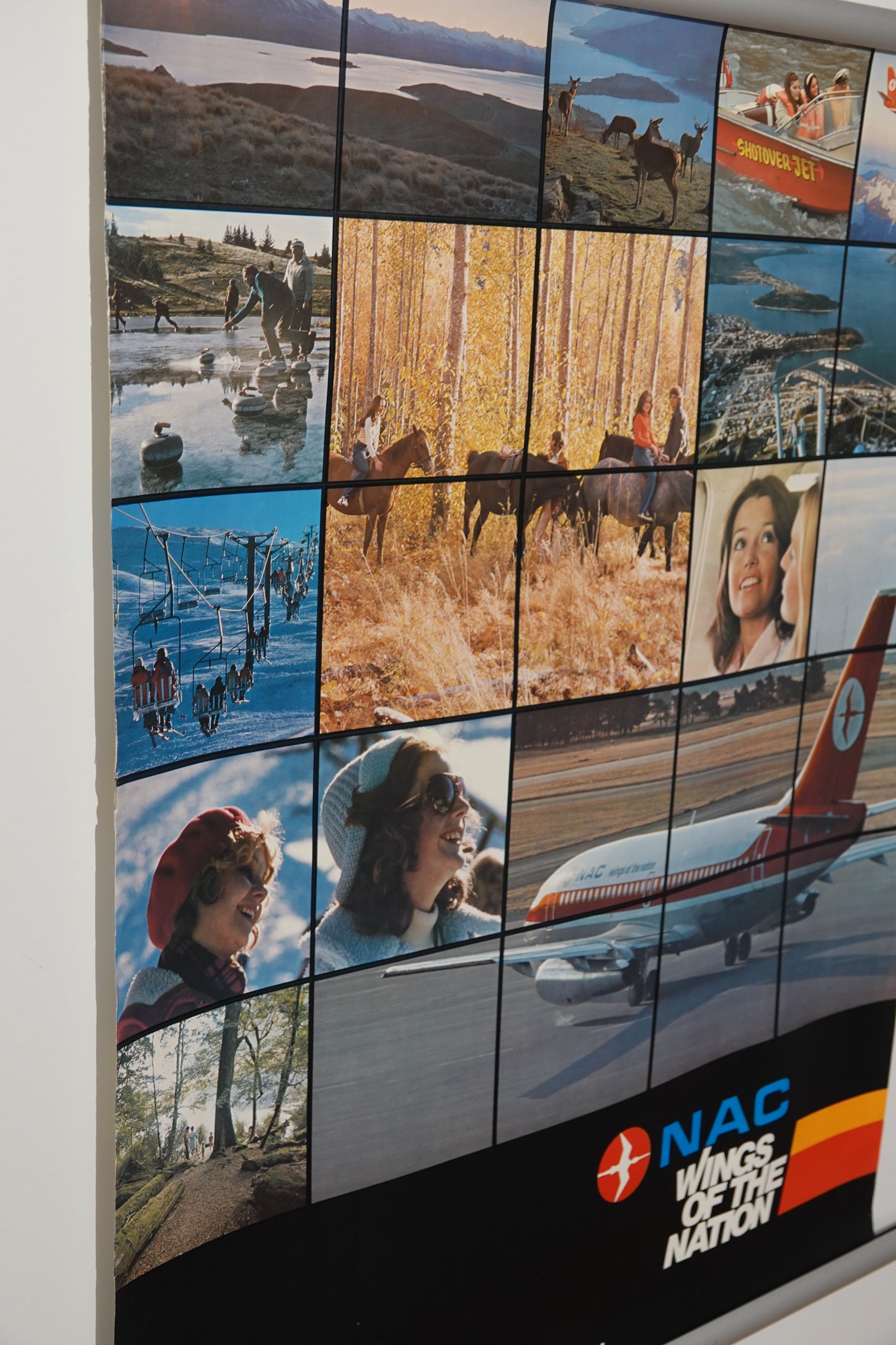 Stunning and rare NAC Travel Poster from the 1970's!