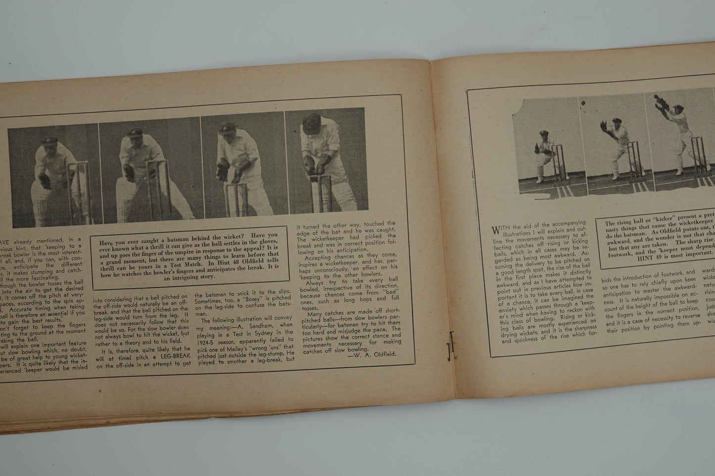 amazing cricket memorabilia.... NZ Referee Cricket Hints, 1936