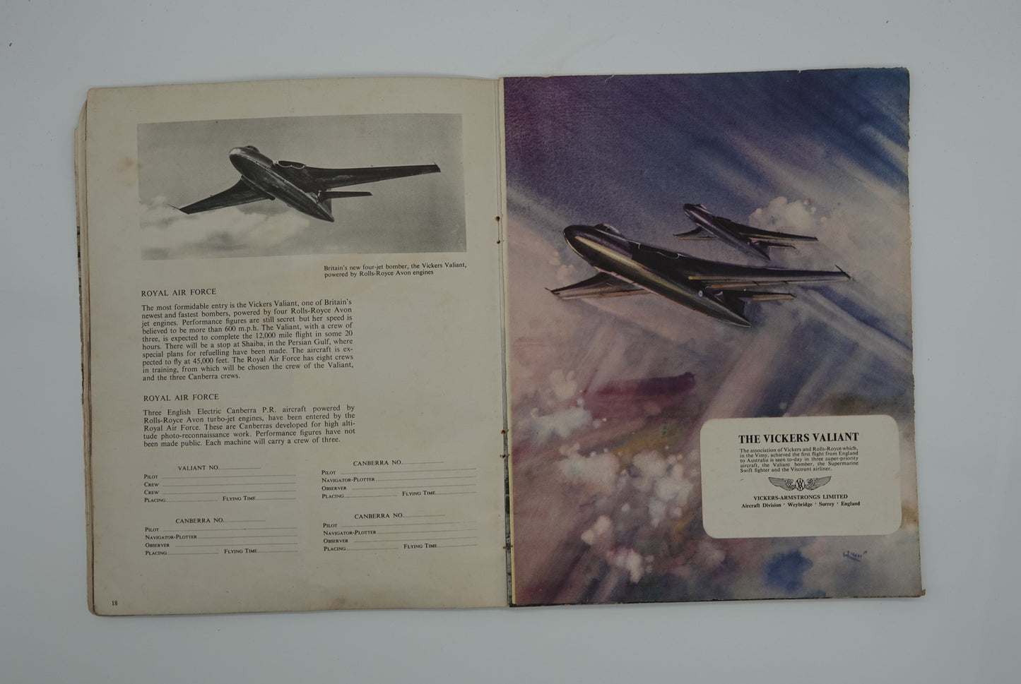 Rare aviation collectible - The International Air Race Across the World England to New Zealand October 1953