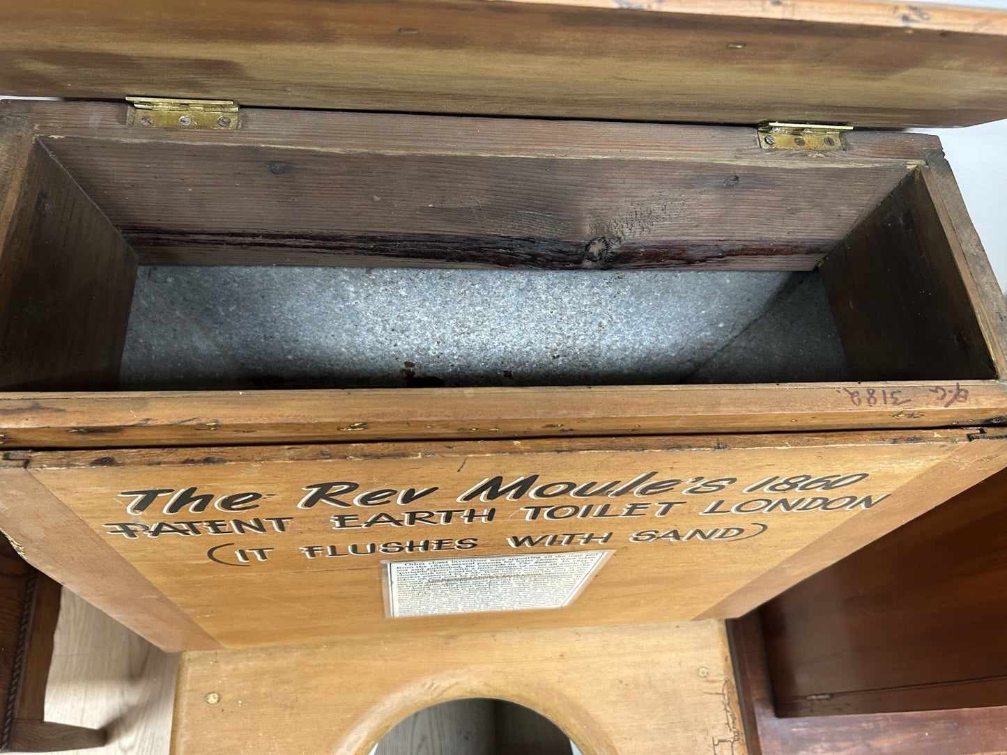 A rare engineering masterpiece... The Rev Moule's Patent Earth Toilet 1860