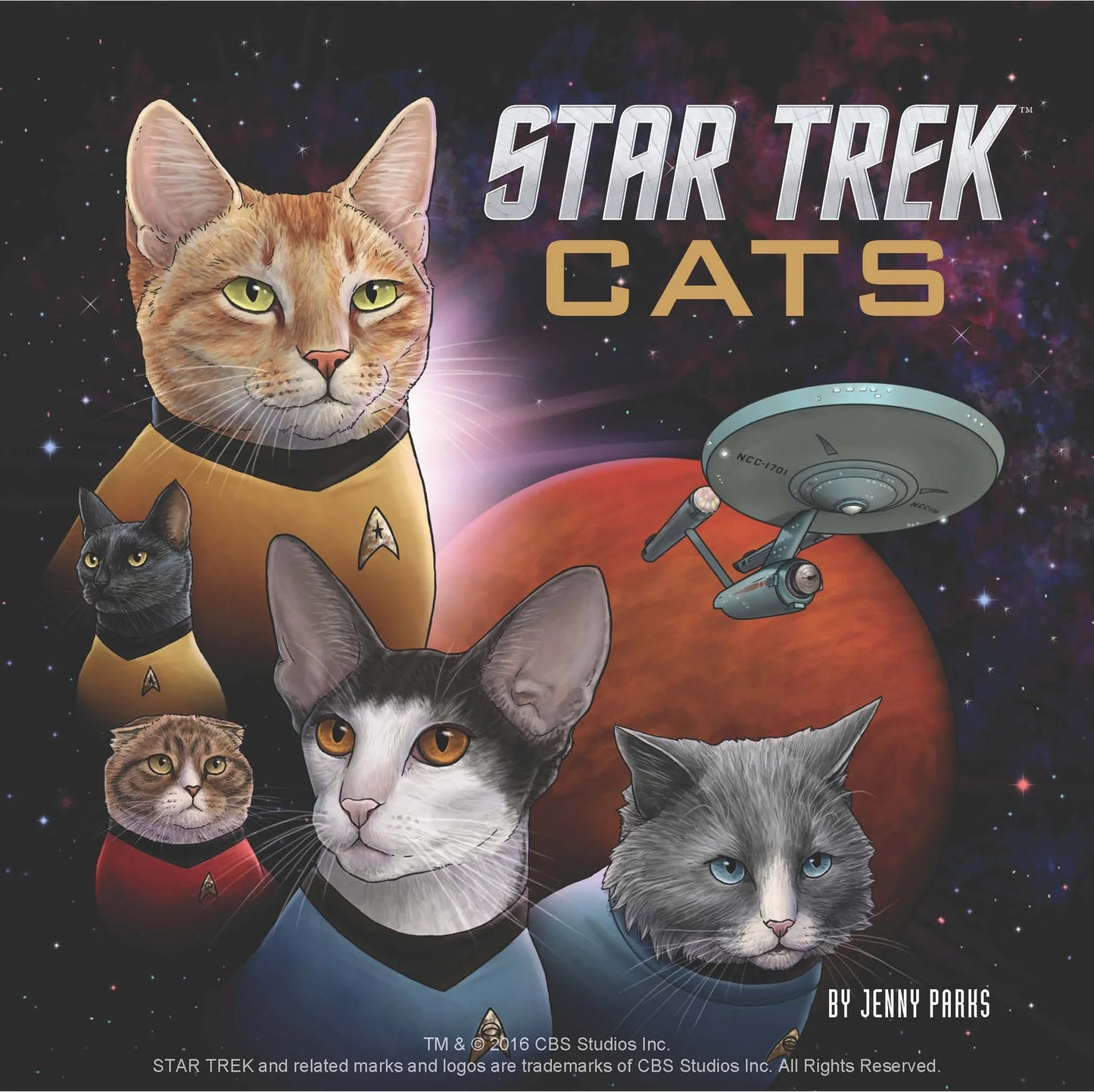 Star Trek Cats the book, by Jenny Parks