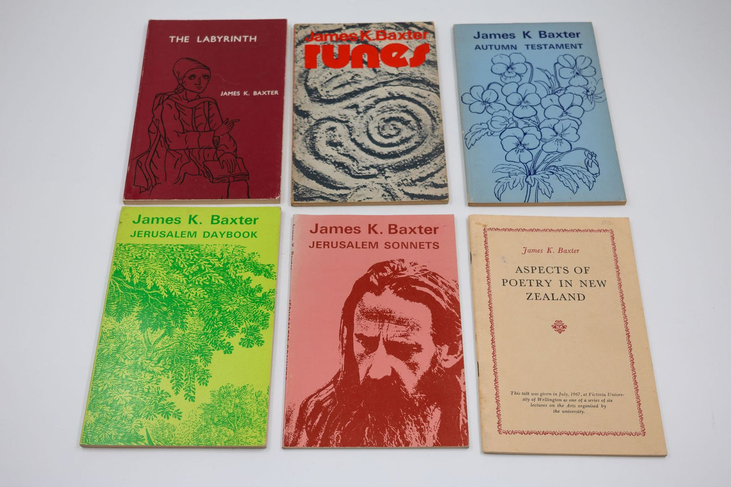 James K Baxter first edition poetry.... Jerusalem Daybook