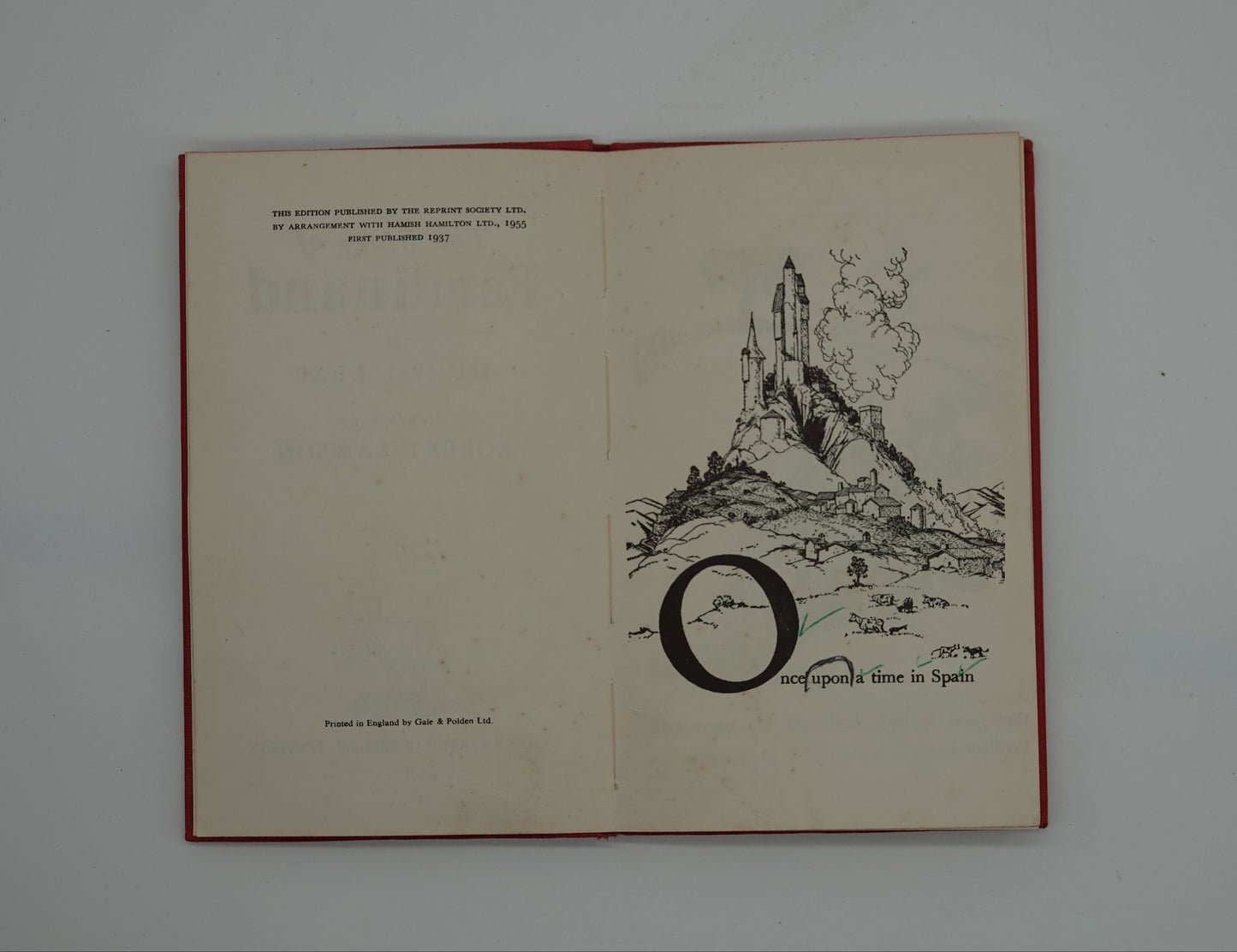 A controversial childrens story from 1936.... The Story of Ferdinand