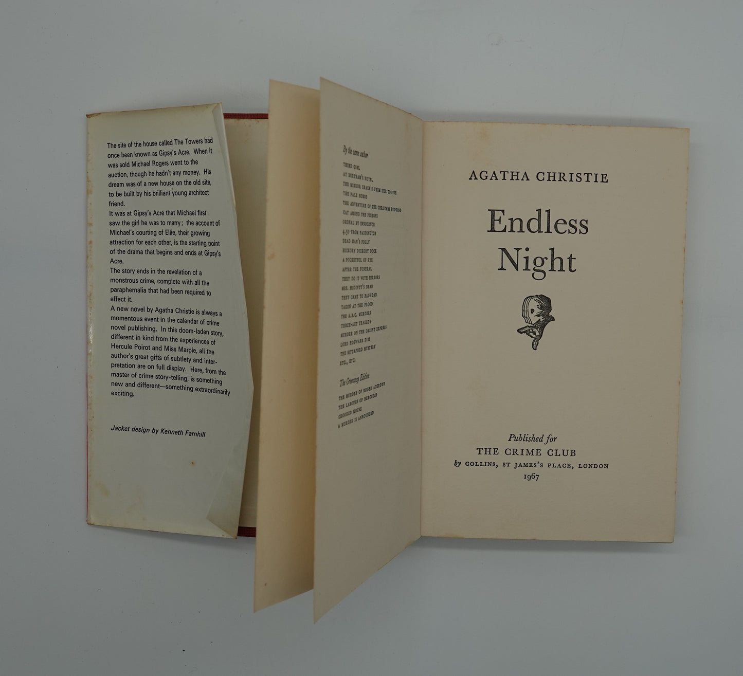First edition of Agatha Christie's Endless Night