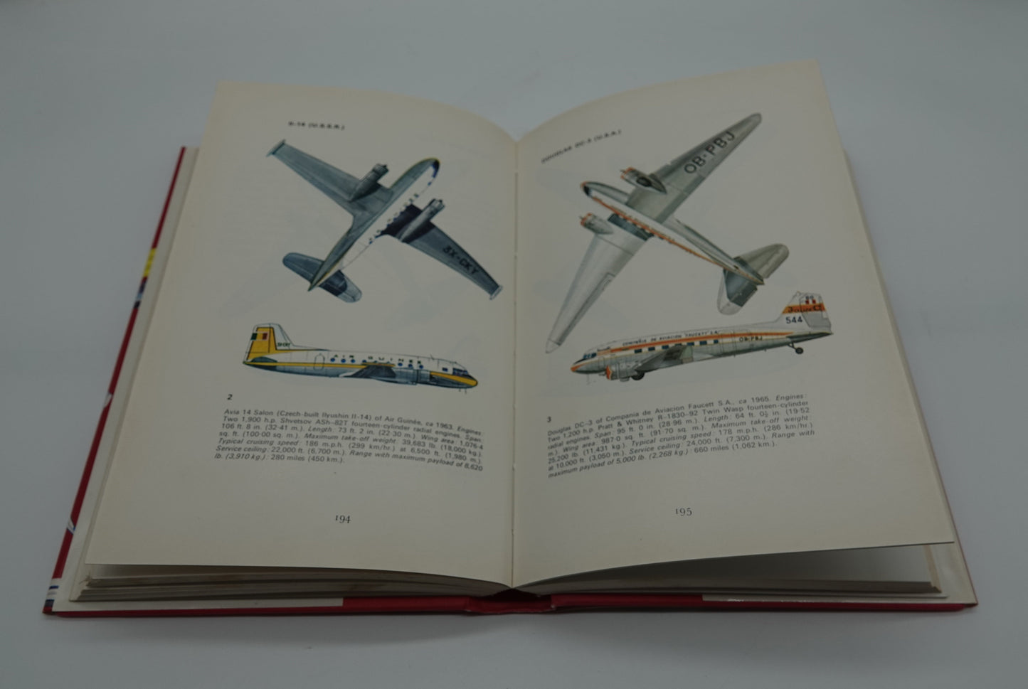 Airliners from 1919 to the present day