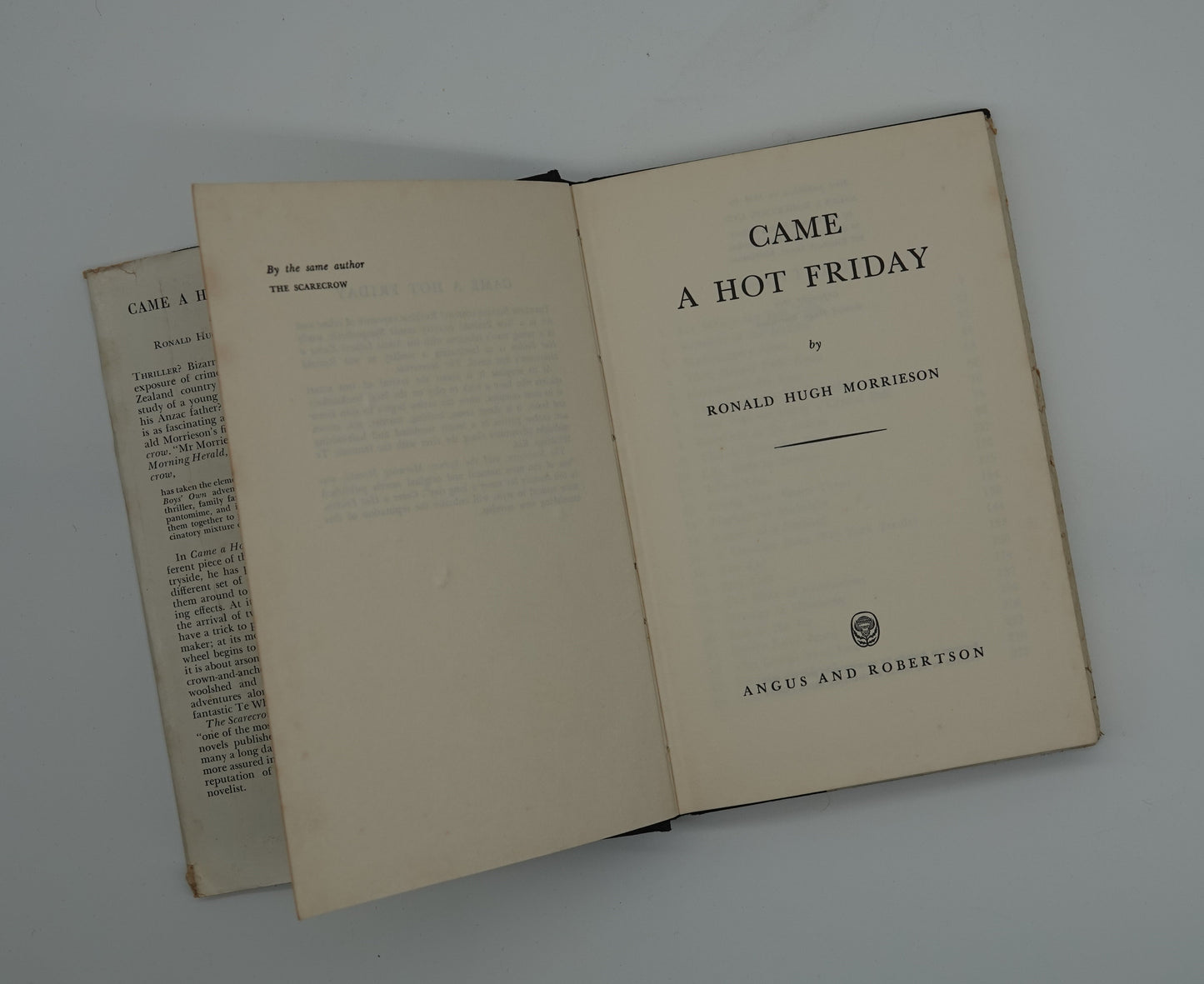 Came A Hot Friday - first edition novel that became the 1985 Billy T James hit movie