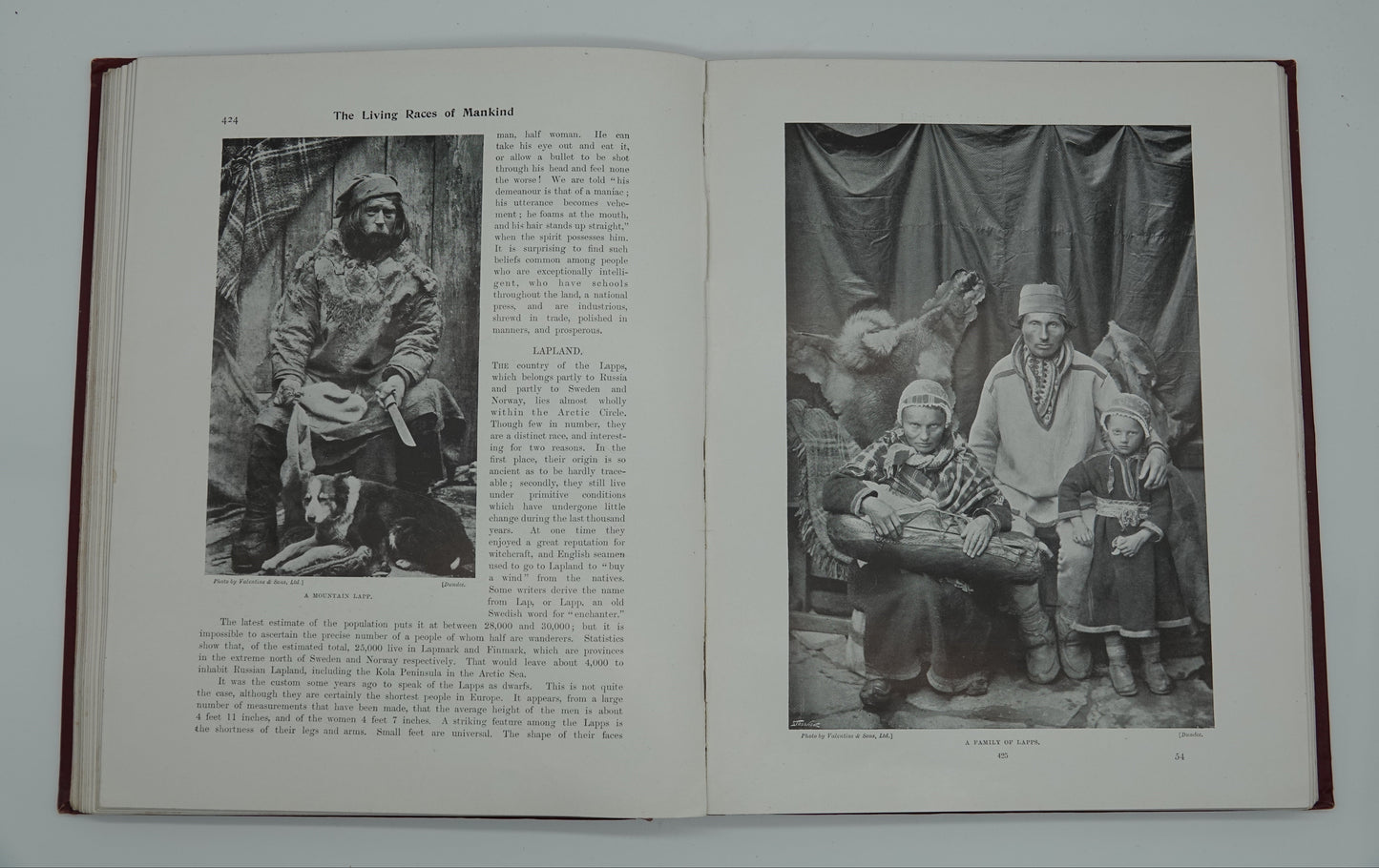 First Edition of the Living Races of Mankind, in two beautiful large volumes