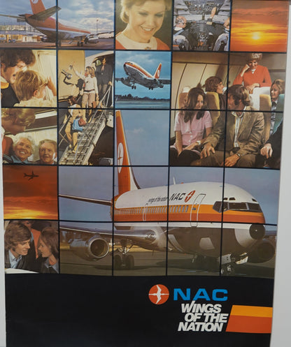 Stunning and rare NAC Travel Poster from the 1970's!