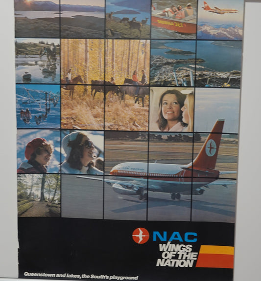 Stunning and rare NAC Travel Poster from the 1970's!