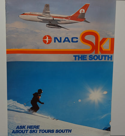 Stunning and rare NAC Travel Poster from the 1970's!
