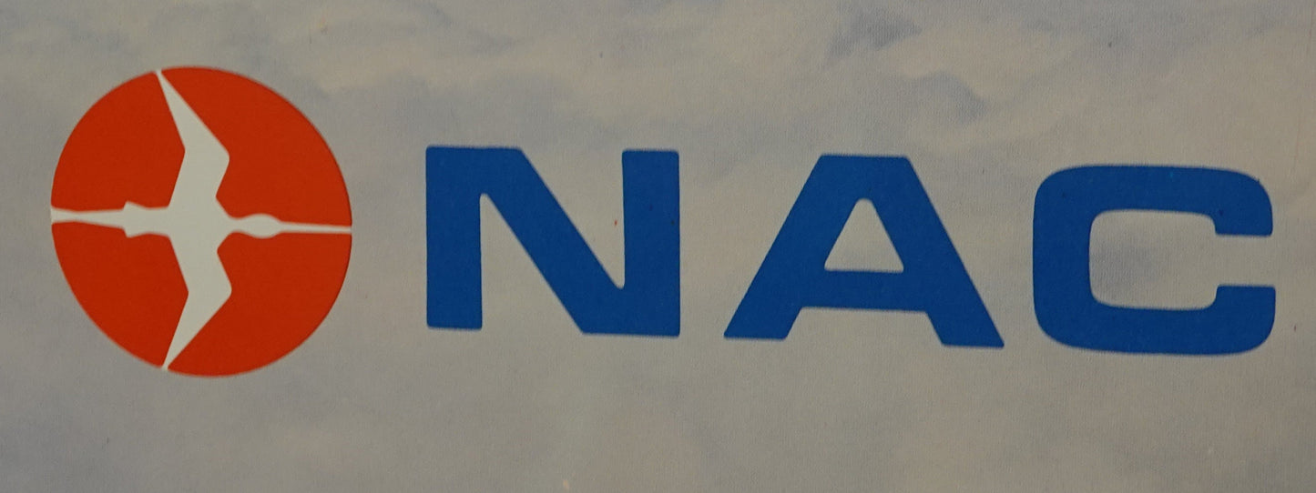Stunning and rare NAC Travel Poster from the 1970's!
