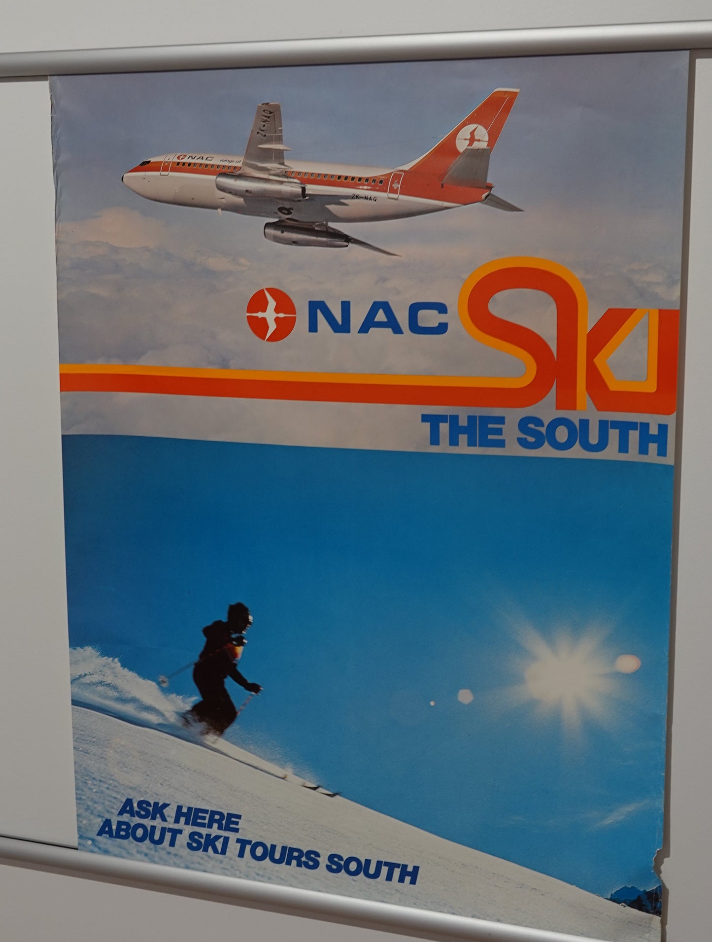 Stunning and rare NAC Travel Poster from the 1970's!