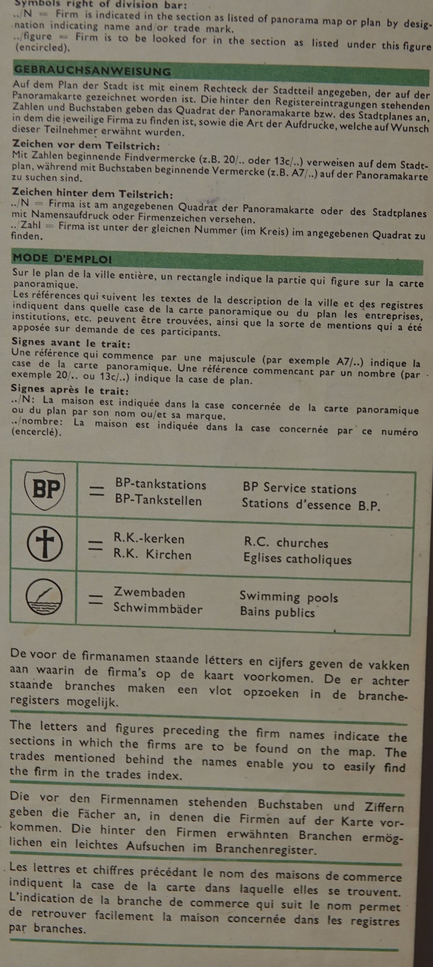 Stunning original, birds eye view, Map of Amsterdam from 1956