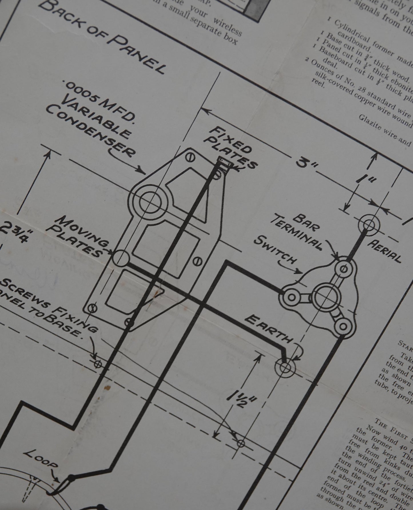 Vintage Home Construction Charts