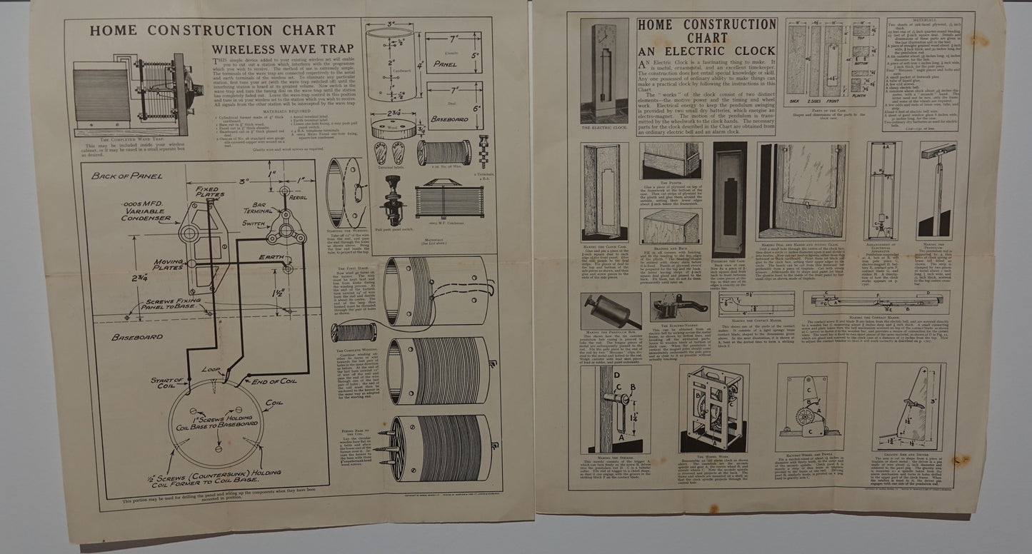 Vintage Home Construction Charts