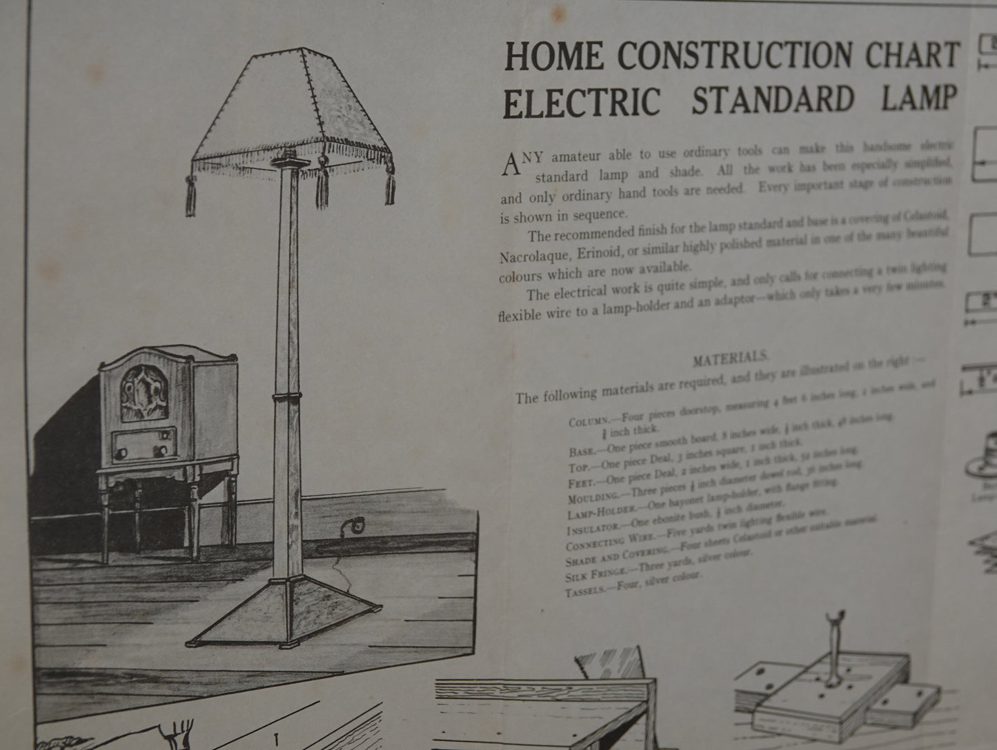 Vintage Home Construction Charts