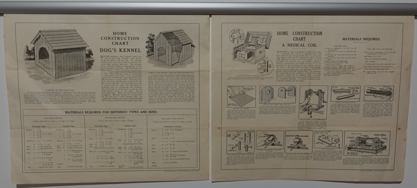 Vintage Home Construction Charts