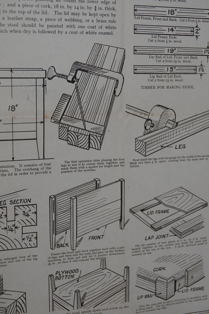 Vintage Home Construction Charts