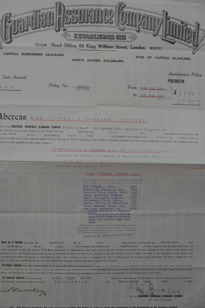 Important historical documents representing a snap shot of New Zealand industrial history...