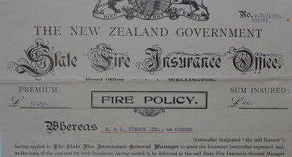 Important historical documents representing a snap shot of New Zealand industrial history...