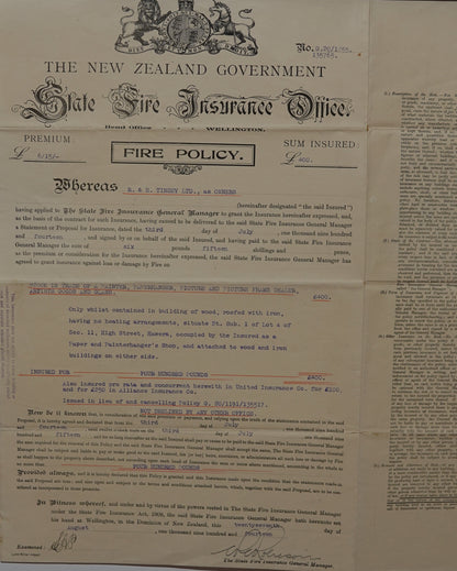 Important historical documents representing a snap shot of New Zealand industrial history...