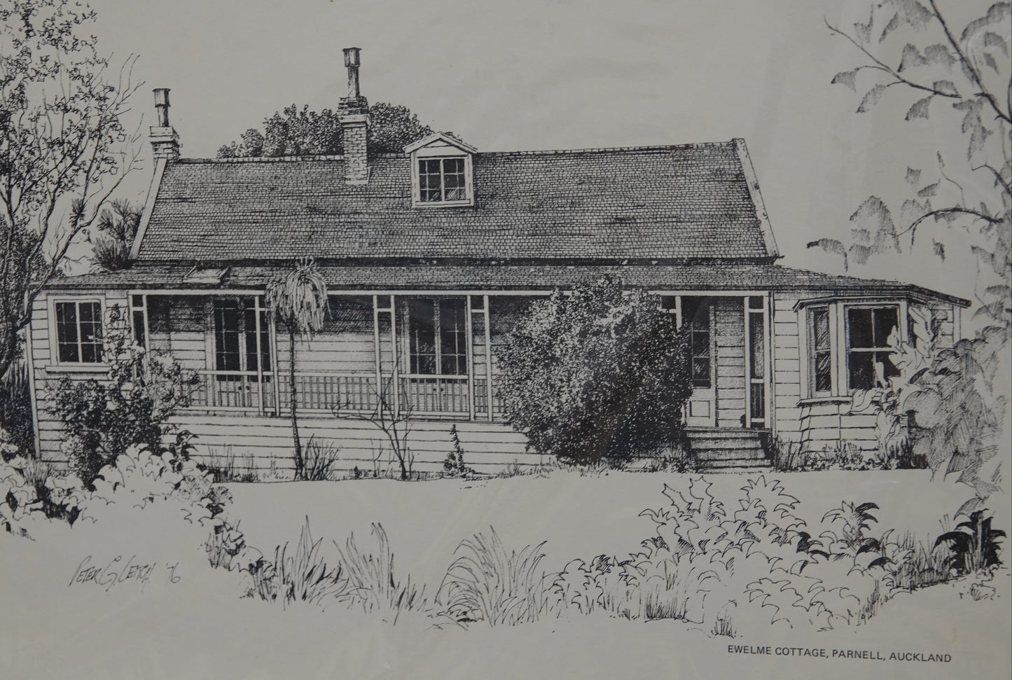 New Zealand Historic Building Prints, drawn by Peter G. Leitch