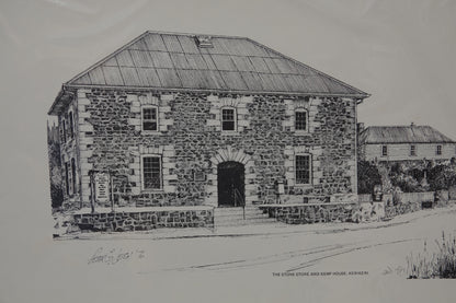 New Zealand Historic Building Prints, drawn by Peter G. Leitch