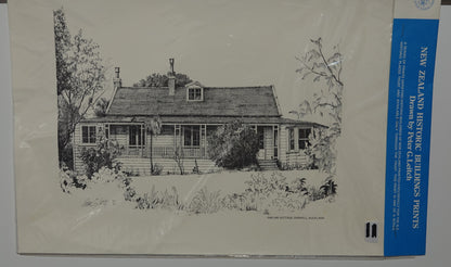 New Zealand Historic Building Prints, drawn by Peter G. Leitch