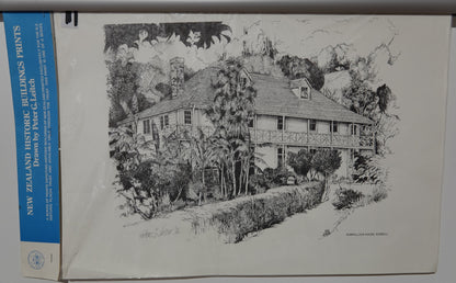 New Zealand Historic Building Prints, drawn by Peter G. Leitch