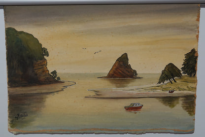 Auckland landscape art by Joy Porterfield