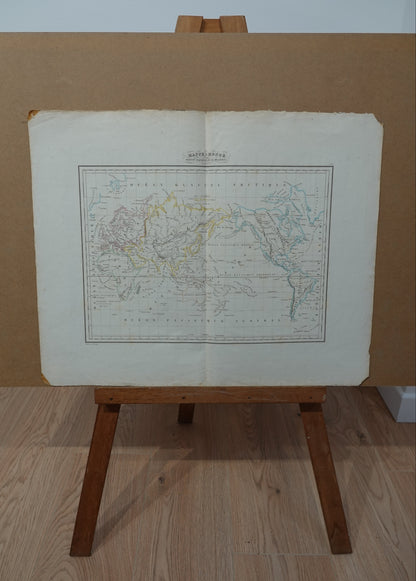 Historic World Map published in 1832