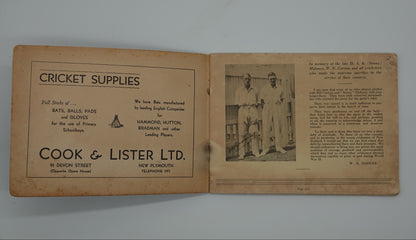 Cricketing memorabilia!  NZ National Cricket guide from the late 1940's