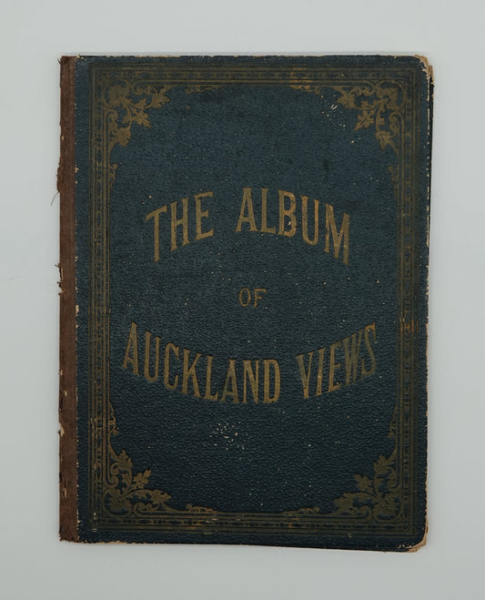 Rare Victorian Auckland images in a cloth leather bound booklet, circa 1900