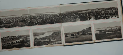Rare Victorian Auckland images in a cloth leather bound booklet, circa 1900