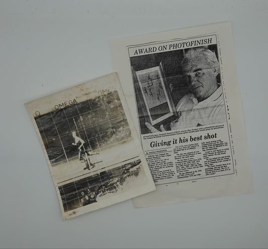 Rare athletics memorabilia from Peter Snell's world Mile record in 1964!