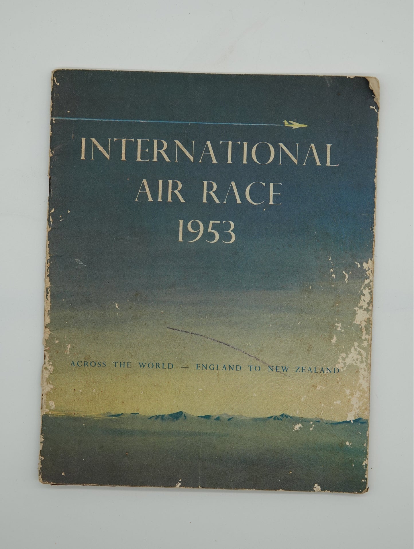 Rare aviation collectible - The International Air Race Across the World England to New Zealand October 1953