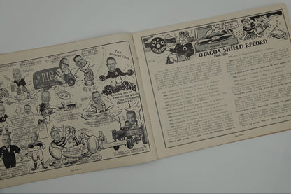 Amazing rugby memorabilia... Shield Fever, Otago and Southland Shield Souvenir 1950