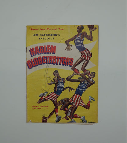 Pictorial Souvenir Programme Harlem Globetrotters Second NZ Tour, 1960