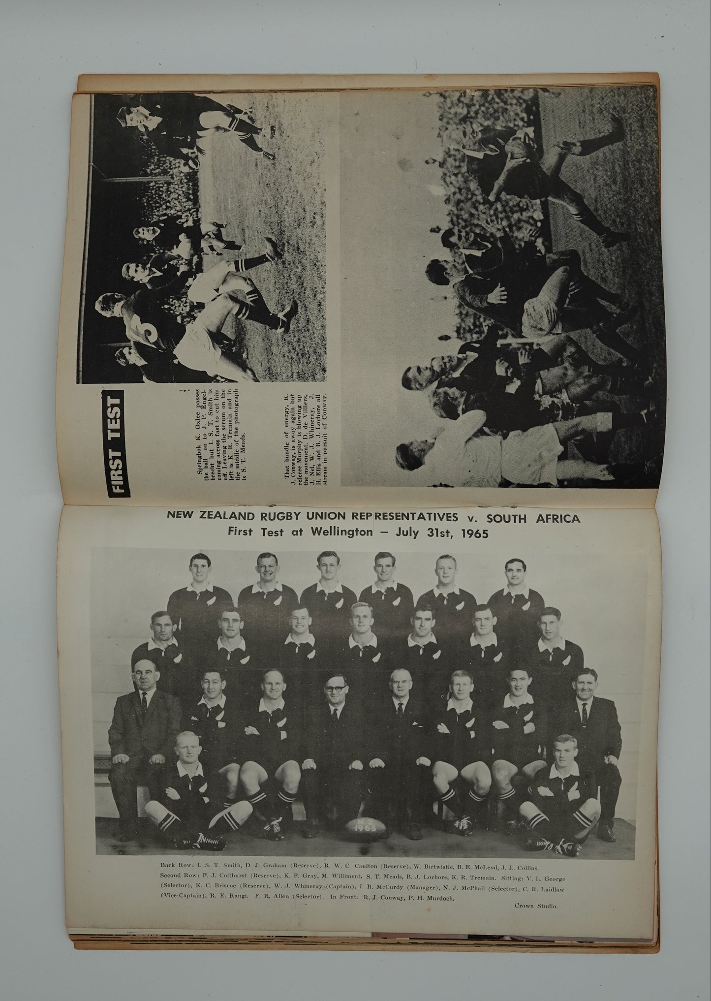 Scarce All Black ephemera.... Sprinkbok Challenge Book One