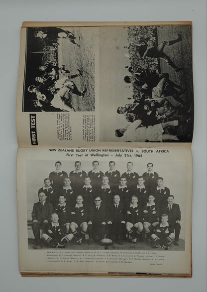 Scarce All Black ephemera.... Sprinkbok Challenge Book One