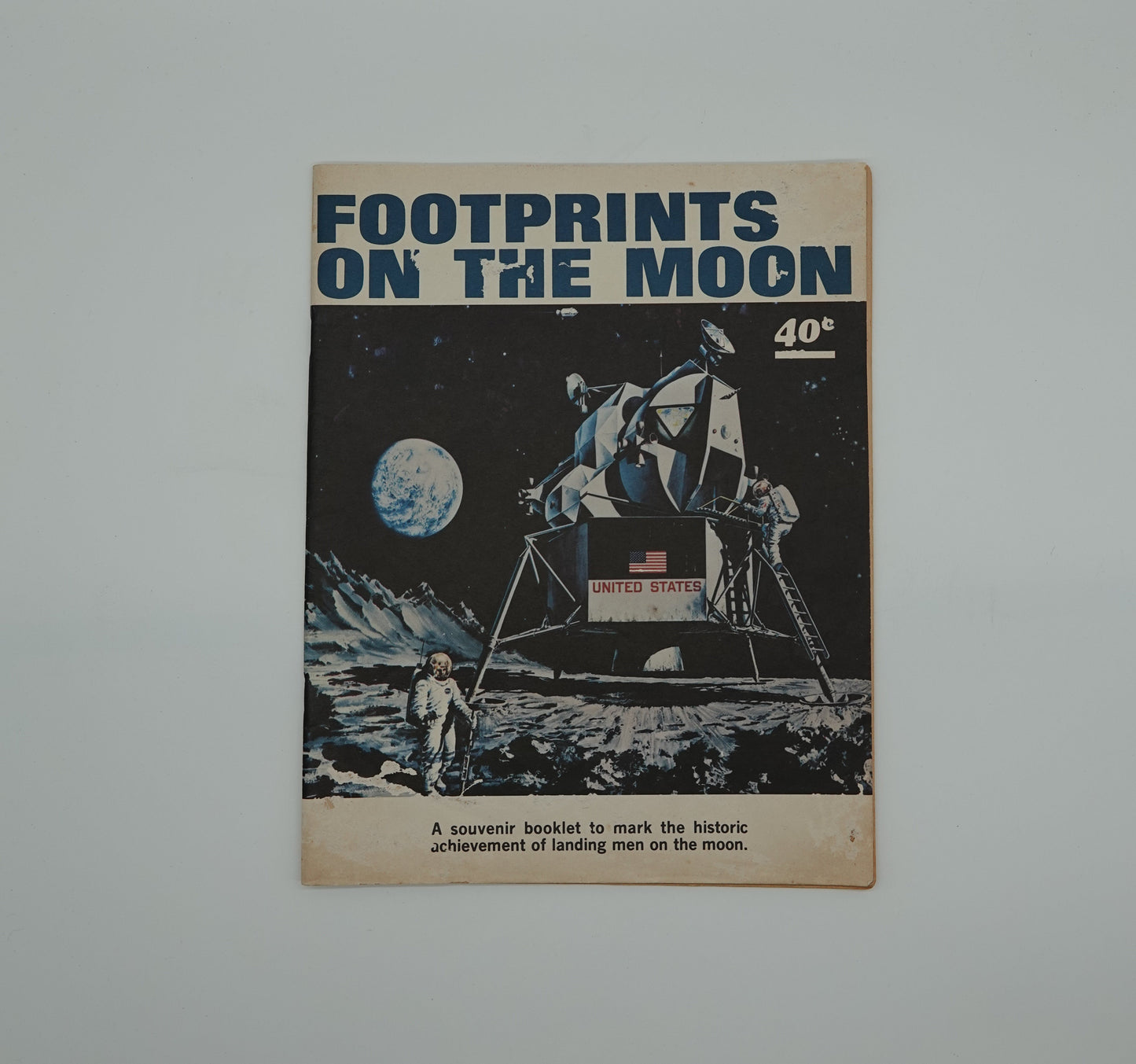 original moon landing ephemera! NZ Herald Supplement from 1969
