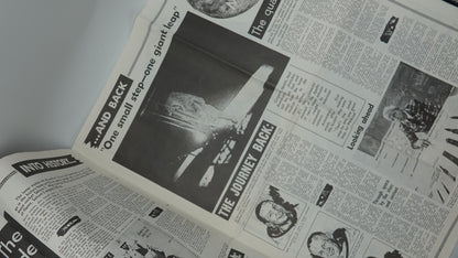 Moon landing memorabilia! Original 1969 Auckland Star Supplement