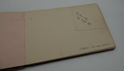 a rare snapshot of NZ war history... a hospital autograph album from 1942