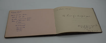 a rare snapshot of NZ war history... a hospital autograph album from 1942
