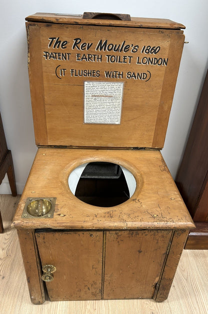 A rare engineering masterpiece... The Rev Moule's Patent Earth Toilet 1860