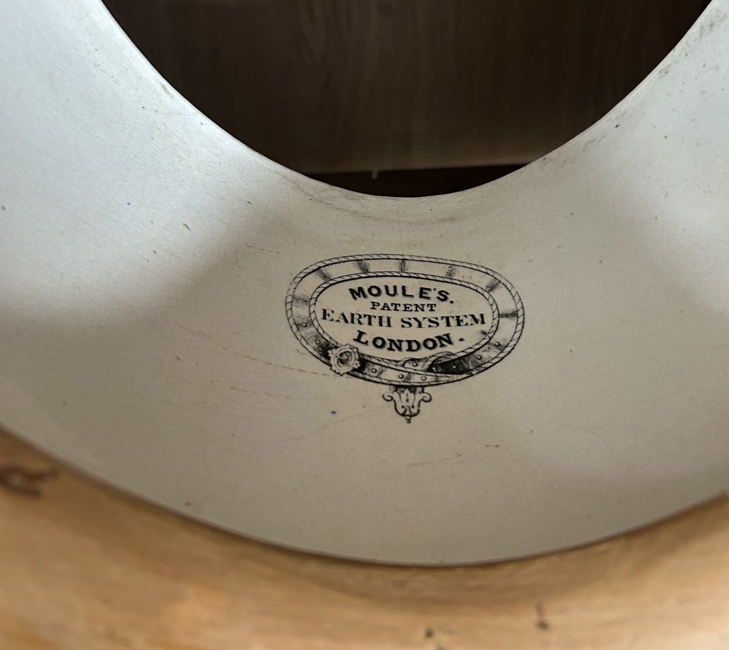 A rare engineering masterpiece... The Rev Moule's Patent Earth Toilet 1860