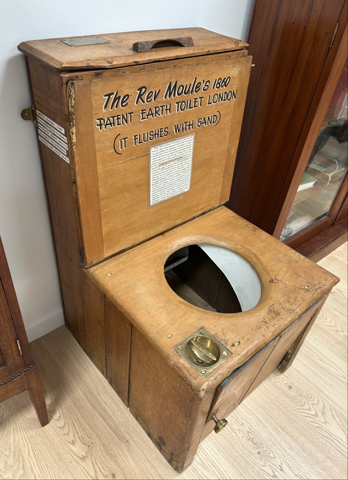 A rare engineering masterpiece... The Rev Moule's Patent Earth Toilet 1860