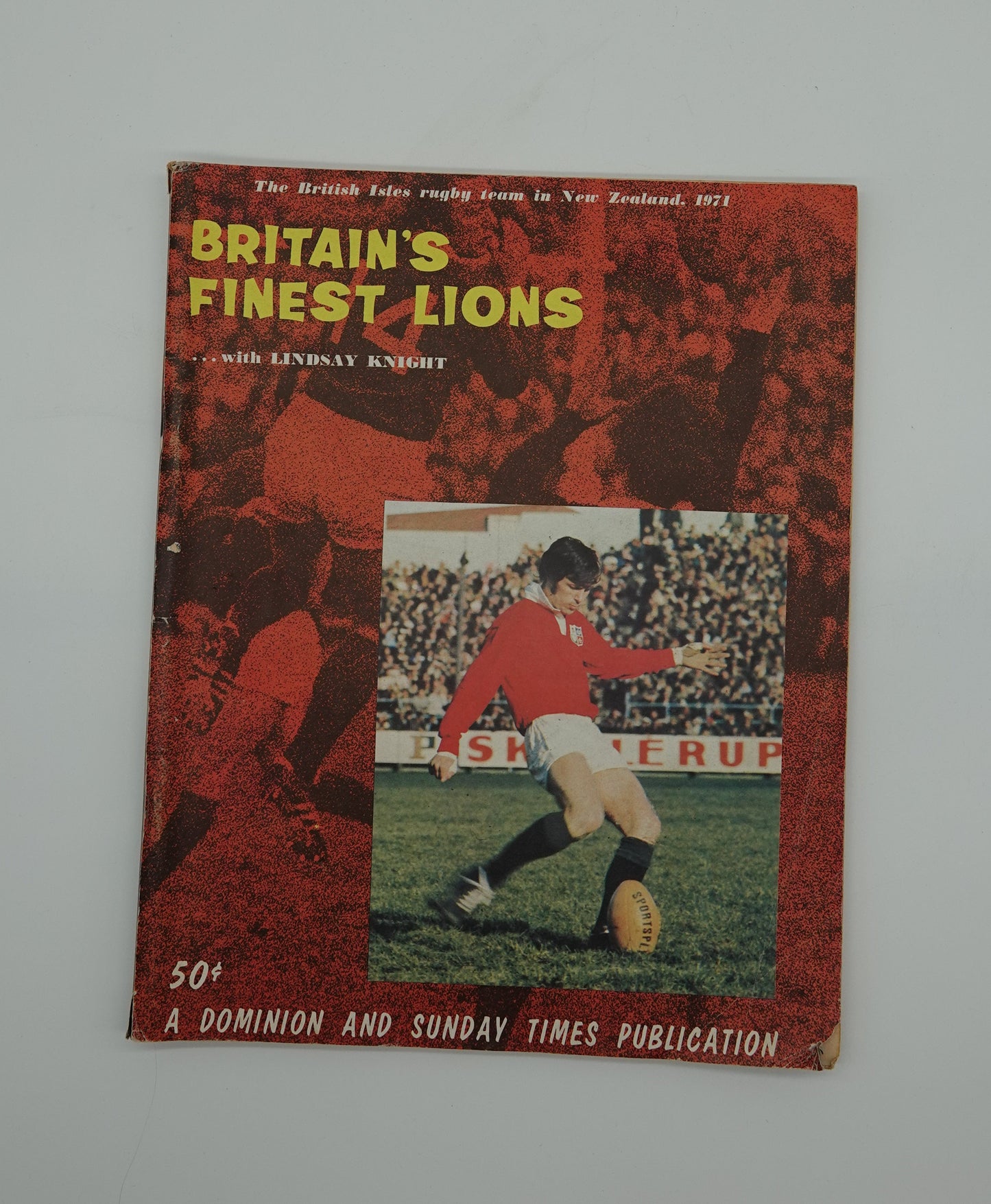 Rugby memorabilia... Souvenir magazine - Britain's Finest Lions, 1971