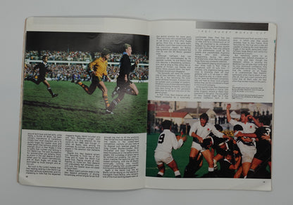 Rugby collectible... World Cup 1987 programme and magazine